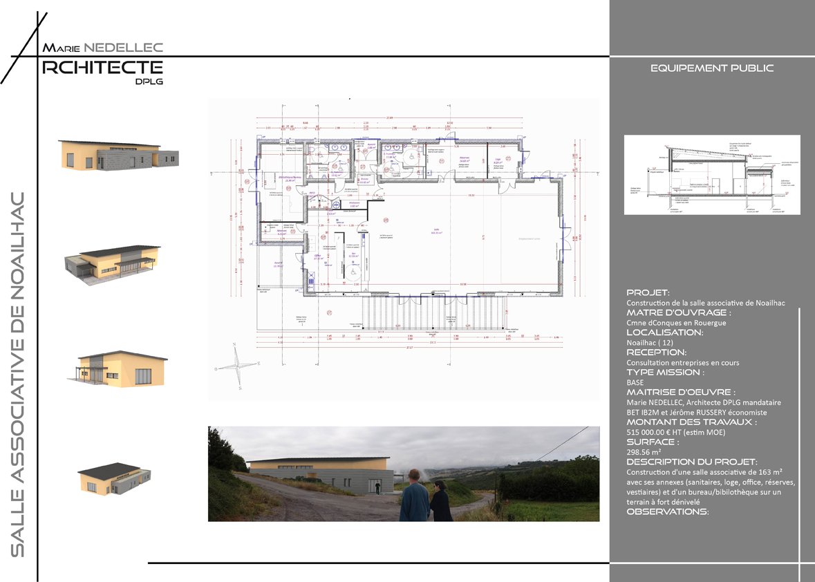 Projet Salle associative Noailhac